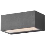 D'Lite Wandleuchte Bello Schwarz Up & Down 12W 850lm - 830 Warmweiß| IP54