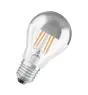Osram Classic LED E27 Birne Fadenlampe Spiegel Silber 4W 400lm - 827  | Ersatz Für 35W