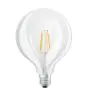 Osram Parathom Classic LED E27 Globe 125mm Fadenlampe Klar 7W 806lm - 822-827 Dim to Warm | Dimmbar - Ersatz für 60W