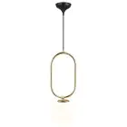 DFTP by Nordlux Shapes 22 Suspension Luminaire Verre et Métal Laiton | Convient pour E27